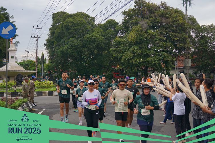 Race photo from Mangkunegaran Run 2025
