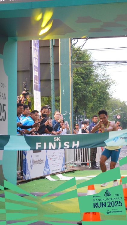 Race photo from Mangkunegaran Run 2025