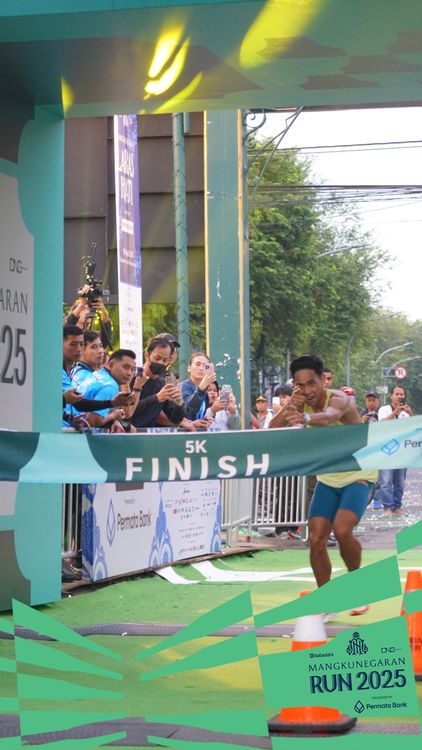 Race photo from Mangkunegaran Run 2025
