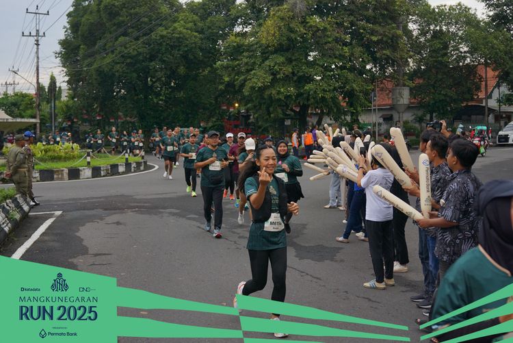 Race photo from Mangkunegaran Run 2025