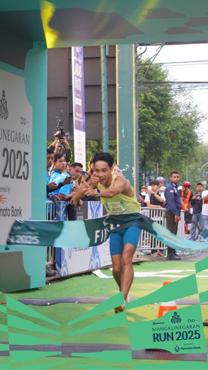 Race photo from Mangkunegaran Run 2025
