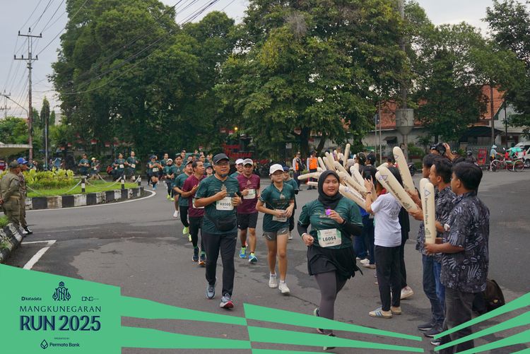 Race photo from Mangkunegaran Run 2025