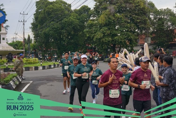 Race photo from Mangkunegaran Run 2025
