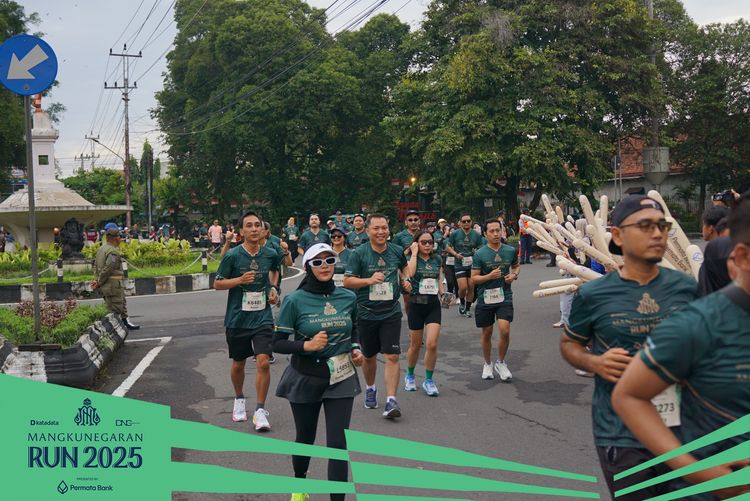 Race photo from Mangkunegaran Run 2025