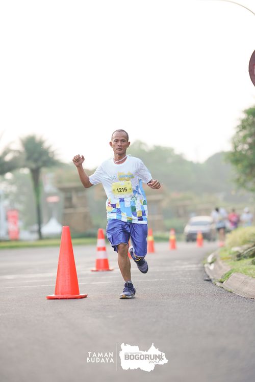 Race photo from Taman Budaya x BOGORUN 2025