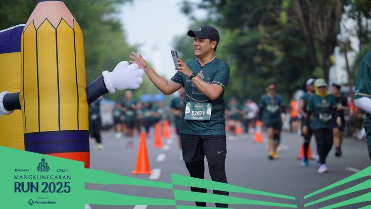 Race photo from Mangkunegaran Run 2025