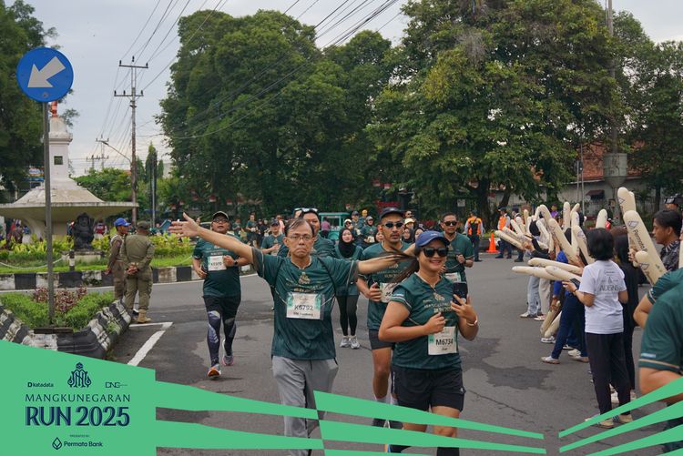 Race photo from Mangkunegaran Run 2025