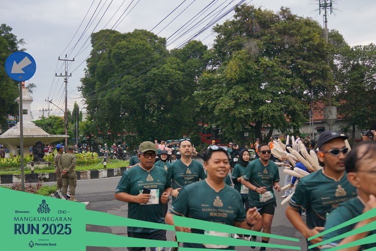 Race photo from Mangkunegaran Run 2025