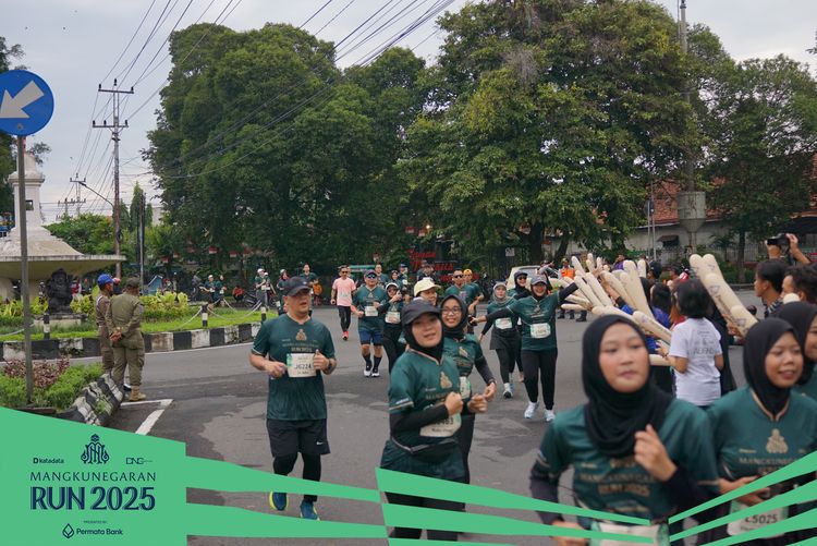Race photo from Mangkunegaran Run 2025