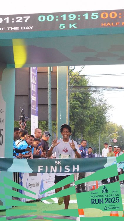 Race photo from Mangkunegaran Run 2025