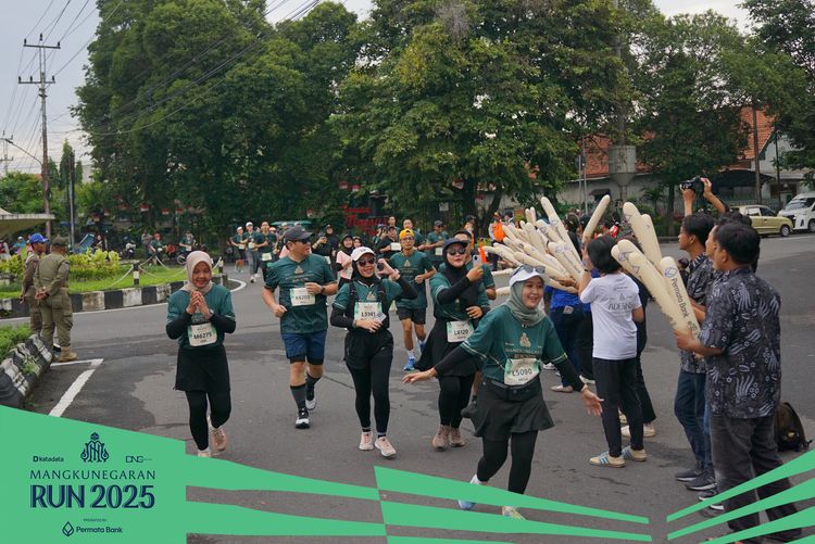 Race photo from Mangkunegaran Run 2025