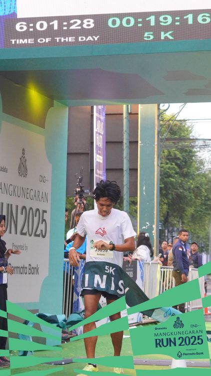Race photo from Mangkunegaran Run 2025