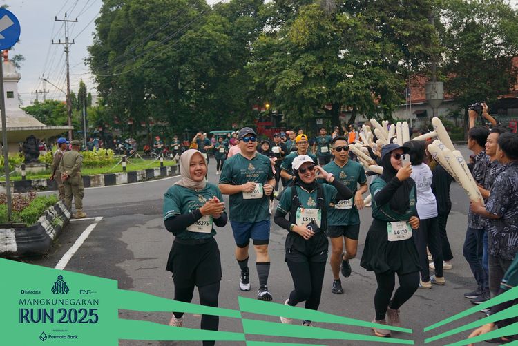 Race photo from Mangkunegaran Run 2025
