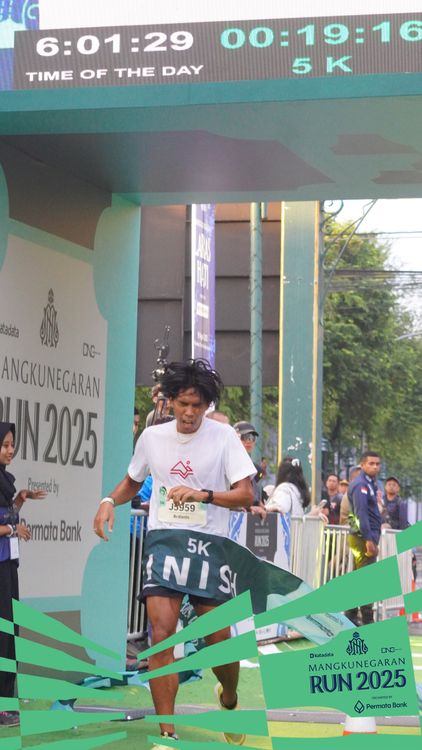 Race photo from Mangkunegaran Run 2025