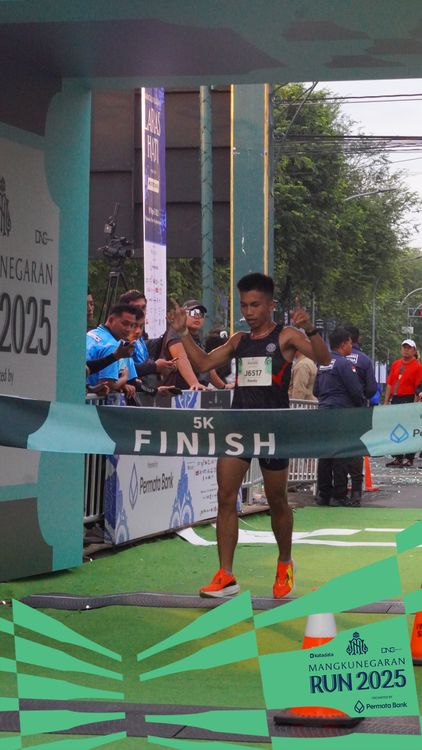 Race photo from Mangkunegaran Run 2025