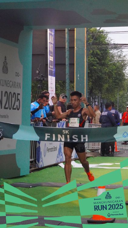 Race photo from Mangkunegaran Run 2025