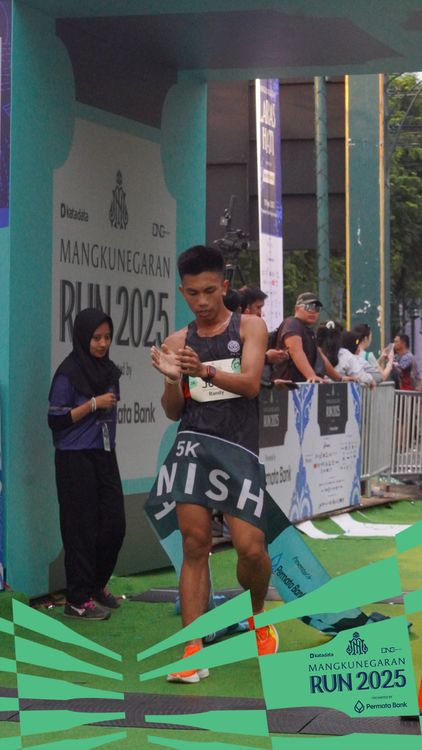 Race photo from Mangkunegaran Run 2025