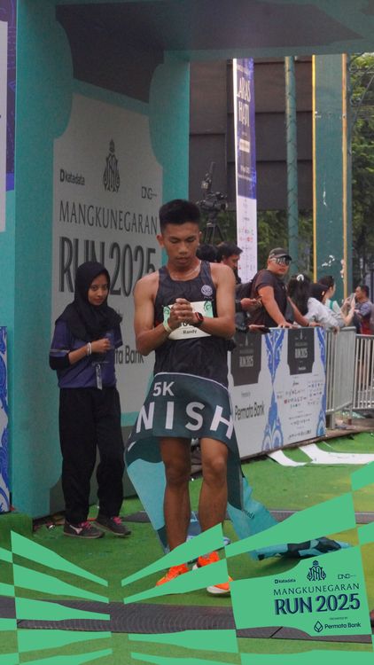 Race photo from Mangkunegaran Run 2025