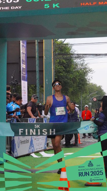 Race photo from Mangkunegaran Run 2025