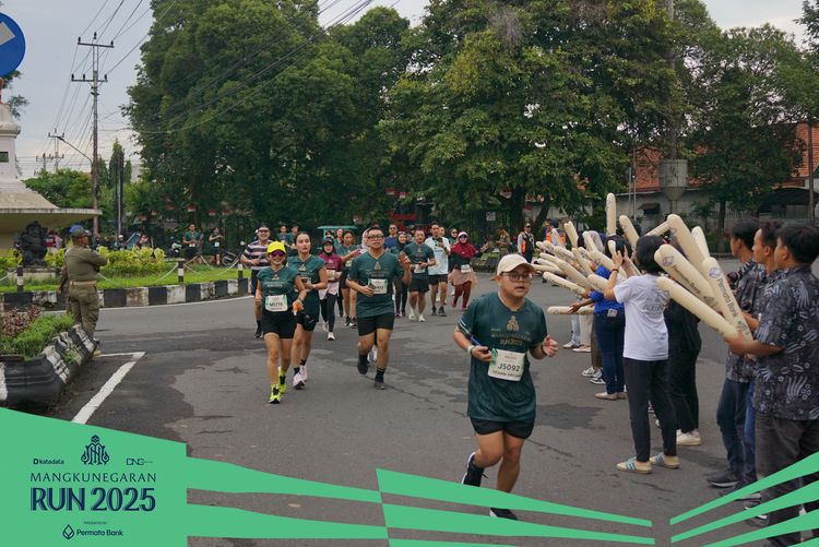 Race photo from Mangkunegaran Run 2025