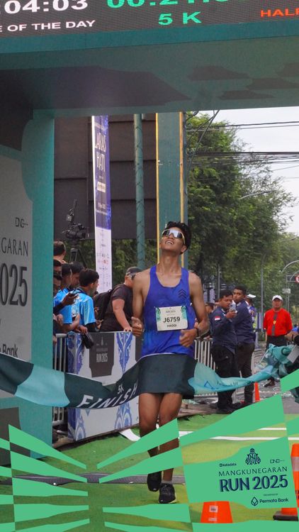 Race photo from Mangkunegaran Run 2025