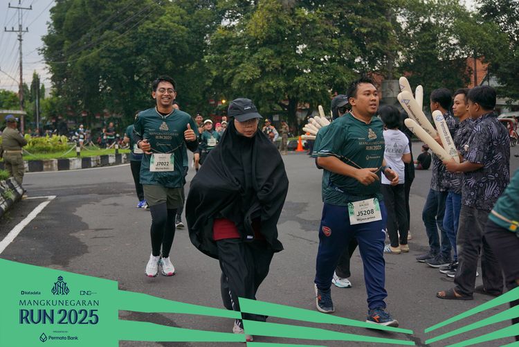 Race photo from Mangkunegaran Run 2025