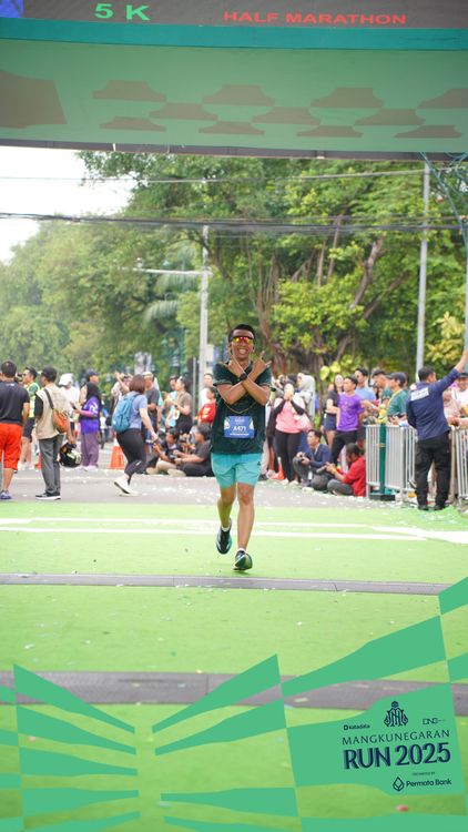Race photo from Mangkunegaran Run 2025
