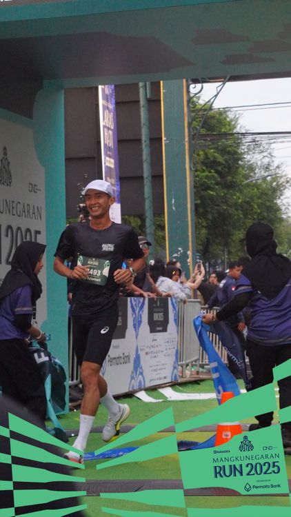 Race photo from Mangkunegaran Run 2025