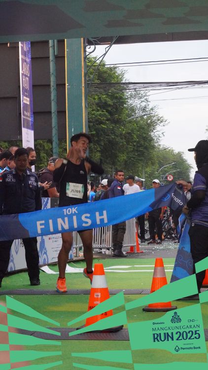 Race photo from Mangkunegaran Run 2025
