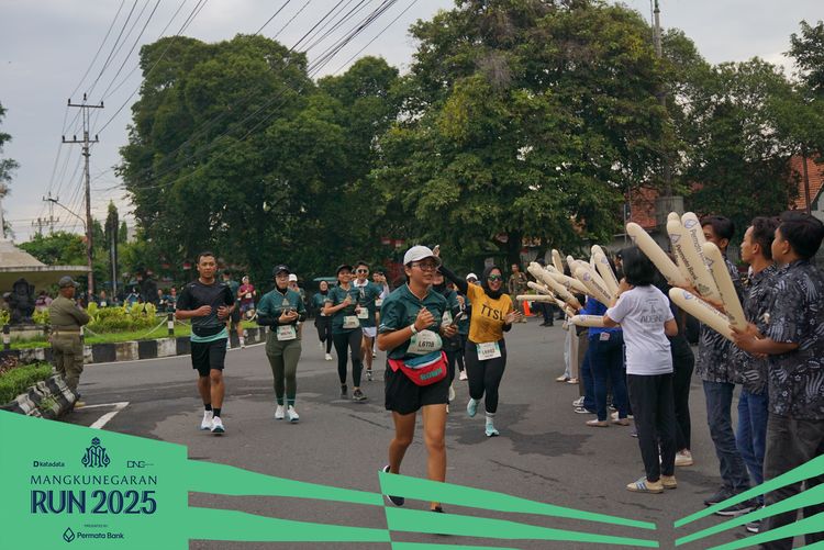 Race photo from Mangkunegaran Run 2025