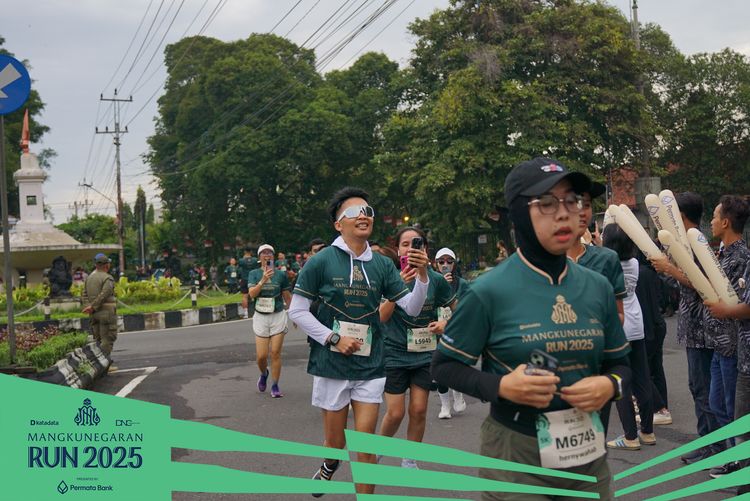 Race photo from Mangkunegaran Run 2025