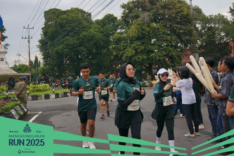 Race photo from Mangkunegaran Run 2025