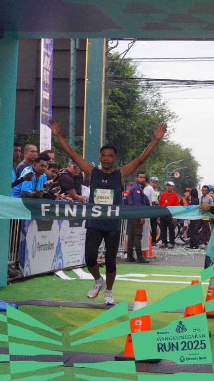 Race photo from Mangkunegaran Run 2025