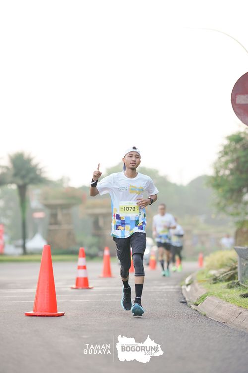 Race photo from Taman Budaya x BOGORUN 2025