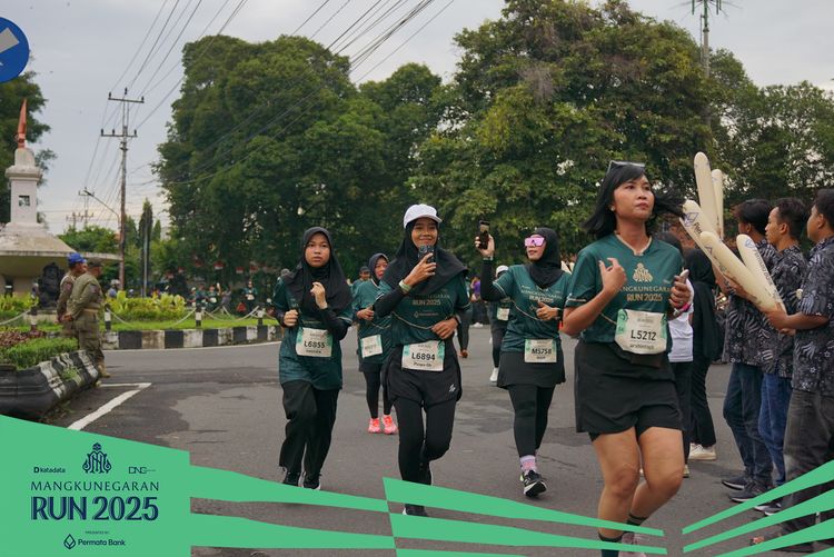 Race photo from Mangkunegaran Run 2025