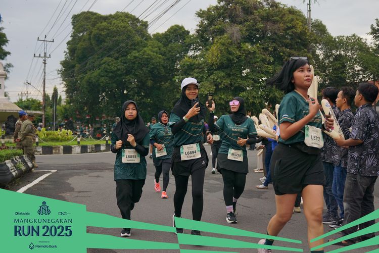Race photo from Mangkunegaran Run 2025