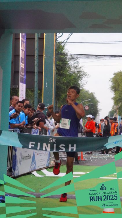 Race photo from Mangkunegaran Run 2025