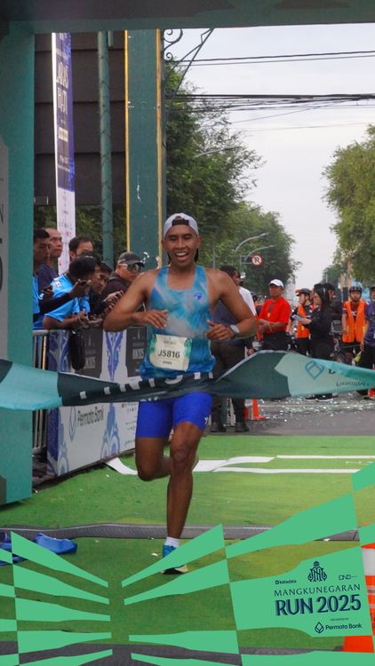 Race photo from Mangkunegaran Run 2025