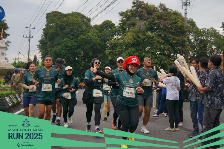 Race photo from Mangkunegaran Run 2025