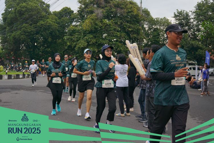 Race photo from Mangkunegaran Run 2025