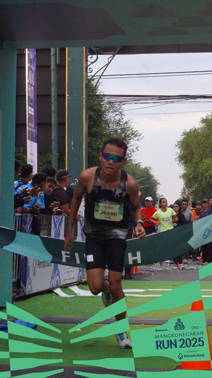 Race photo from Mangkunegaran Run 2025