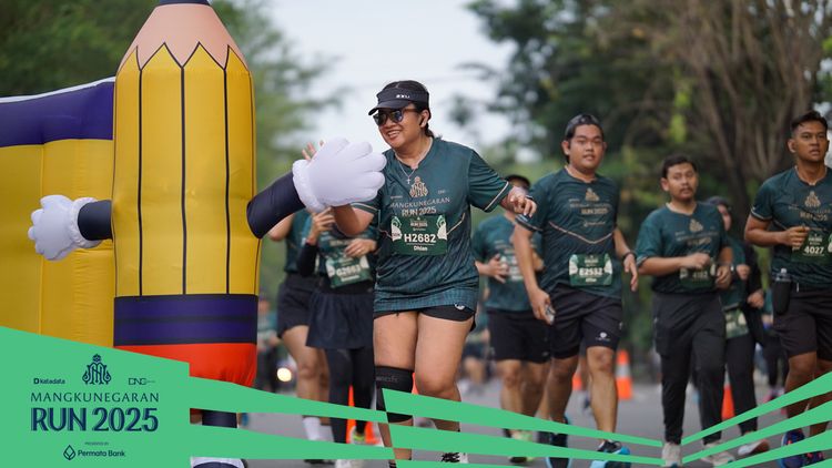 Race photo from Mangkunegaran Run 2025