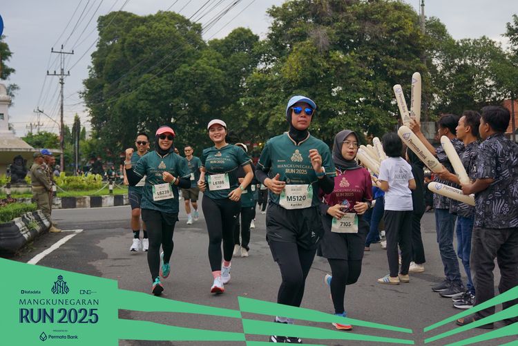 Race photo from Mangkunegaran Run 2025