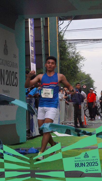 Race photo from Mangkunegaran Run 2025