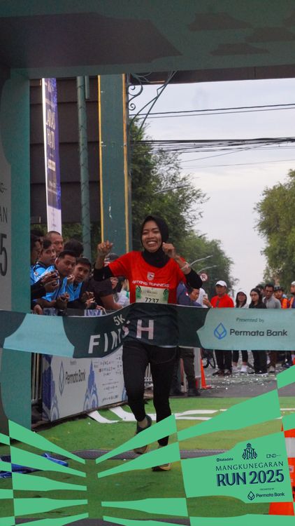 Race photo from Mangkunegaran Run 2025