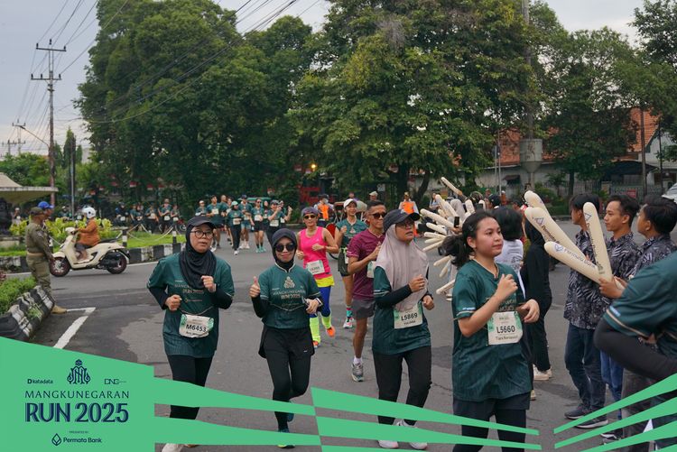 Race photo from Mangkunegaran Run 2025