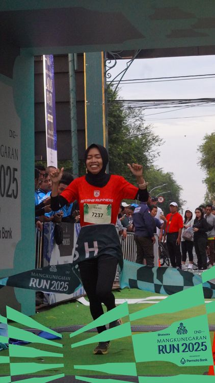 Race photo from Mangkunegaran Run 2025