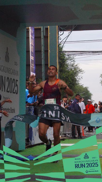 Race photo from Mangkunegaran Run 2025