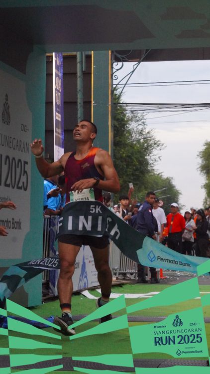 Race photo from Mangkunegaran Run 2025
