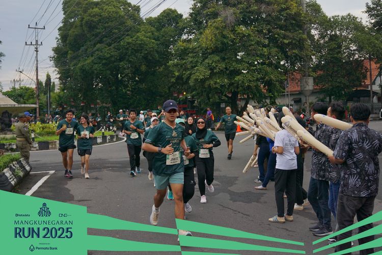Race photo from Mangkunegaran Run 2025